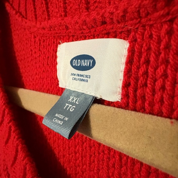 Old Navy Holiday Red Sweater - XXL - Picture 3 of 10